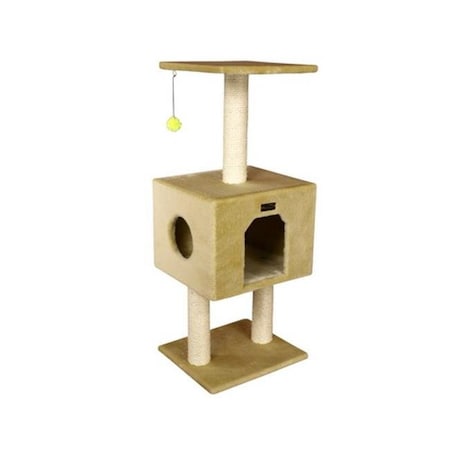 Aeromark A4201 Armarkat Classic Cat Tree 16 X 14 X 42 - Beige